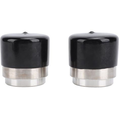 2PCS Protégeurs de Roulements en Acier Inoxydable, Couvercles de Roulement de Roue de 1,781 Pouce pour Remorque de Bateau avec Installation Facile, Niveau de Graisse de (1/4)