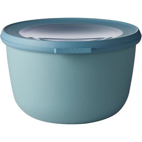 Bol Rond - 3000 ml - Hermetique Avec Couvercle Transparent - Pour Conservation Alimentaire Et Service Table - 1 Unite (1/4)
