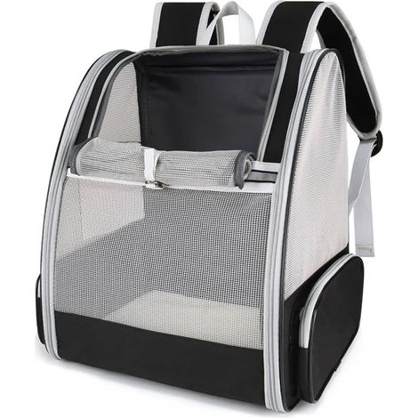 Sac à dos transport respirant et pliable pour petits animaux