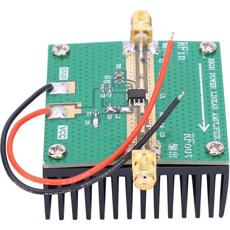 Amplificateur de puissance RF RF2126 400-2700 MHz (2,4 GHz), 1 W, avec dissipateur thermique