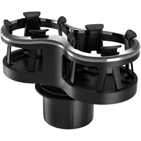 Sollbry Porte-gobelet de Voiture avec Base Amovible, Double Porte-gobelet antidérapant pour Boissons, Bouteilles, canettes