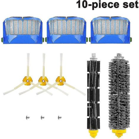 Accesorio de barredora para robots de las series 600/610/620/630/645/650/655/660/680, kit de reemplazo de modelo, juego de piezas de repuesto, cepillo lateral del filtro (1/2)
