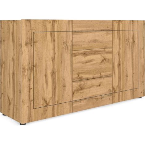 Madia 2 ante/3 cassetti 150x40x83,5 cm Elios quercia natura