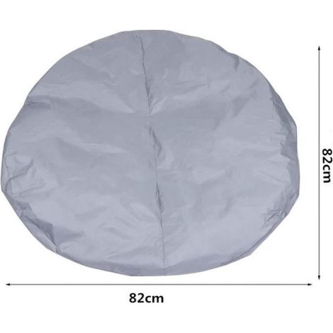 Couverture pliable pour baignoire de jacuzzi - Gris - 828230CM - Protection imperméable - Résistant aux UV Gris gris COUVERTURE (1/4)
