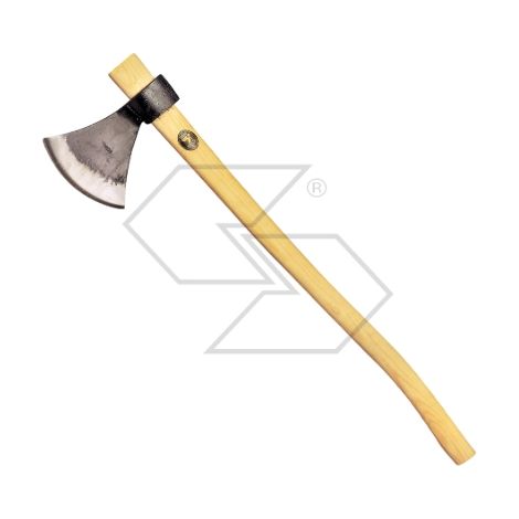 Scure tipo Trentino con manico da 90 cm verniciato lucido peso 1.2 kg