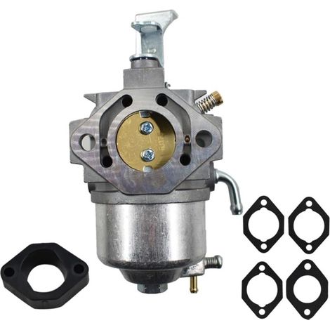 Air and fuel filter for Briggs and Stratton 715440, 715672, and 716027 lawnmower carburetor. Carburetor with gasket. Carburetor accessories. (1/4)
