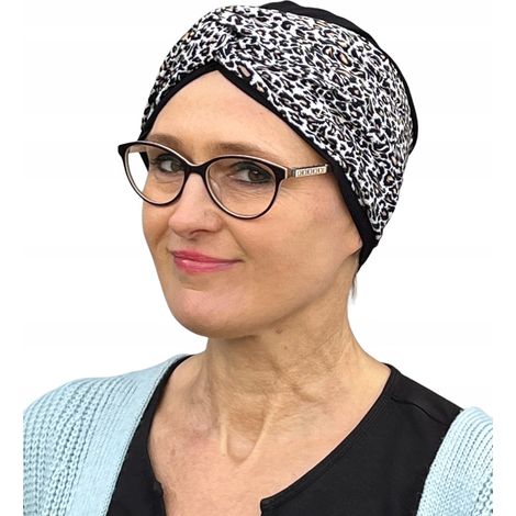 Turbante entrelazado de diseño Eva Maria Bm05-317 (1/5)