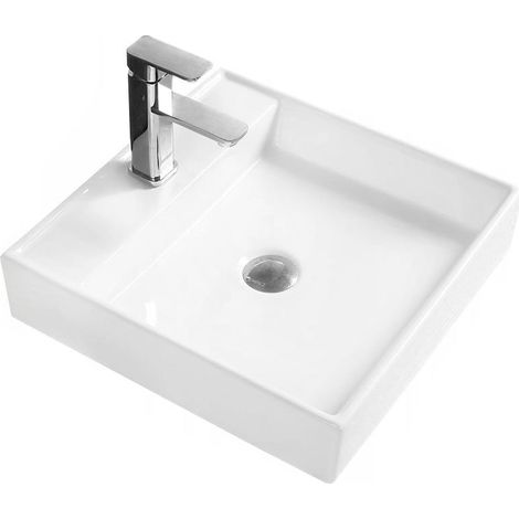 Mexen Blanca lavabo da appoggio 44 x 44 cm, bianco - 21624400 (1/2)
