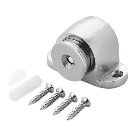 BUNTHAUS PA Lot De 2Cale Stop Porte Magnétique En Acier Inoxydable Catch Porte Bouchons Avec Vis Montée, Pas De Force Ou De Taper Les Murs (1/4)