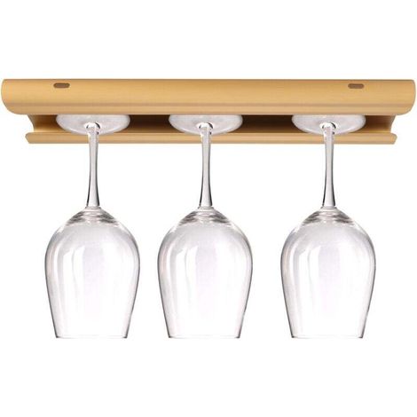 Accessori per la cucina, portabicchiere da vino capovolto, portautensili, mobile da cucina, decorazione per bar, bronzo. (1/4)