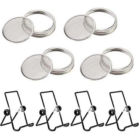 Sprouting couvercle bocal Germination kit accessoires pour 86MM ouverture bocaux (1/5)