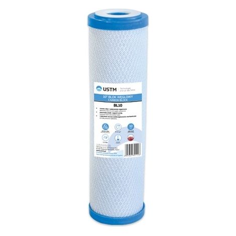 Cartuccia di carbone (blocco di carbone) per filtri per acqua Big Blue da 20" (1/2)