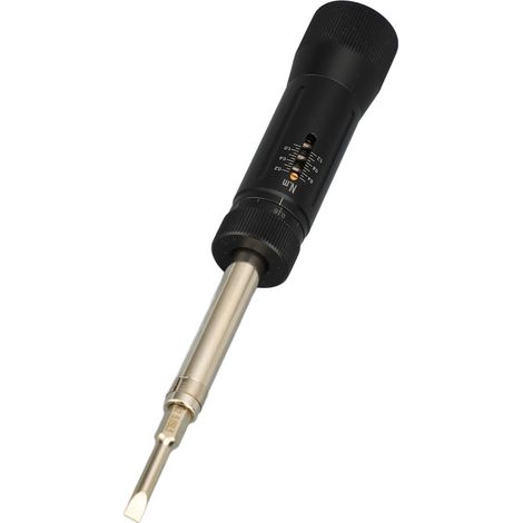Tournevis à torsion réglable 0,2 à 1,2 Nm avec interface 1/4 po et réglage manuel de la torsion. (1/5)