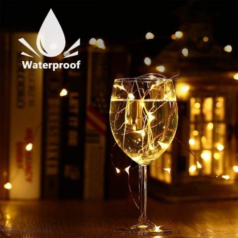 Guirlande Lumineuse Solaire - 400 LED Blanc Chaud - Étanche IP44 - Pour Jardin Patio Terrasse - Lot de 4 Pièces (140 Pieds) (1/5)