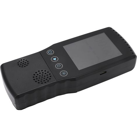 Détecteur de radiations nucléaires portable, écran LCD, surveillance en temps réel, chargement USB, mesureur de radiations ionisantes, batterie 2500 mAh, noir (1/5)