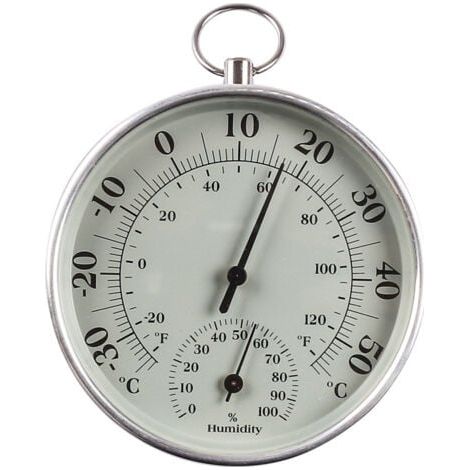 Thermomètre d'intérieur et d'extérieur avec thermomètre d'humidité à l'intérieur et à l'extérieur Température de l'air pour moniteur climatisation (1/5)