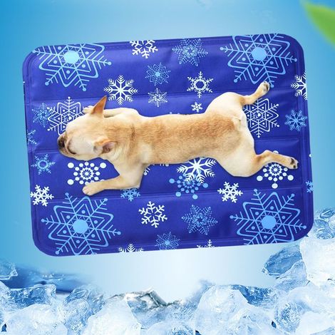 Tapis rafraîchissant pour chiens et chats, tapis rafraîchissant 40×50 cm pour chiens, tapis rafraîchissant pour animaux, imperméable et facile à nettoyer, adapté aux petits chiens de compagnie (1/5)