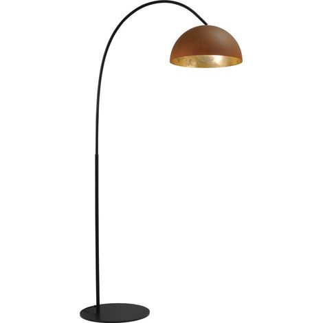 Lampadaire Industria 186 brun rouille avec de l'or - 1205-40-25-08