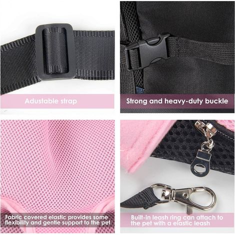 1 sac de poitrine pour animaux de compagnie - Sac à quatre coins camouflage - Taille L (1/5)
