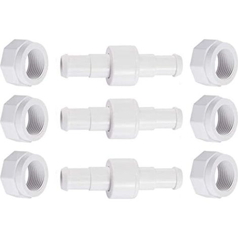 Tuyau pivotant D20 avec écrou D15 - Compatible avec Zodiac Polaris 280, 380, 180 - Pièce de rechange
