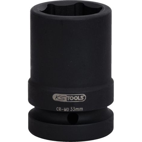 Llave de vaso de impacto 1", entrecaras 34, delgado (1/2)