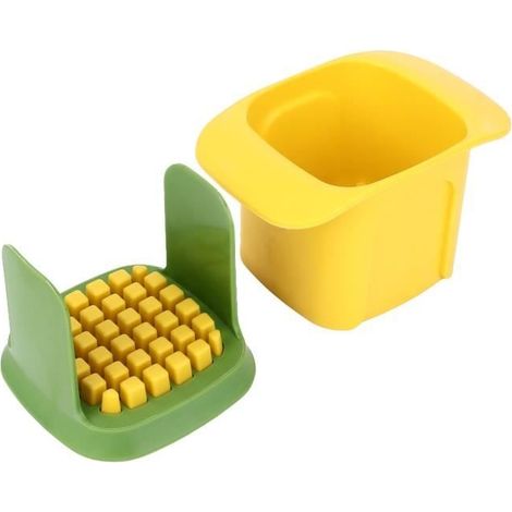RUR Coupe-légumes à pression manuelle multifonction durable détachable facile à nettoyer hachoir à légumes pour pomme de ter LC044 (1/4)