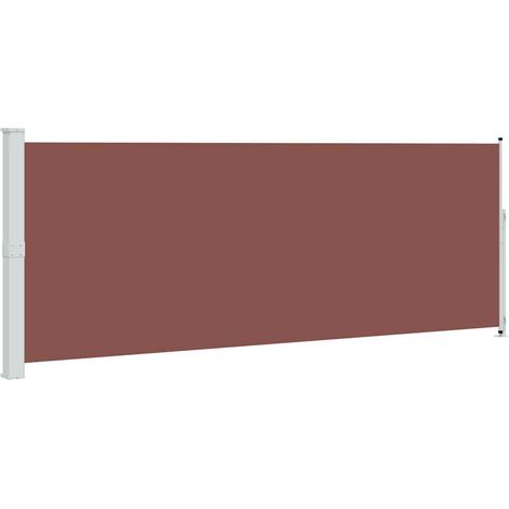Maison Exclusive - Tenda Laterale Retrattile per Patio 180x500 cm Marrone