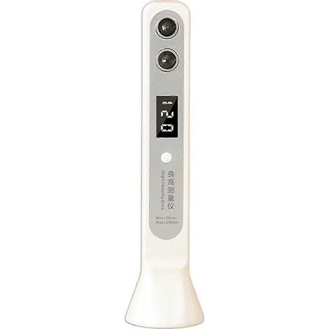 Rechargeable portable ultrasonic stadiometer for accurate height measurement, digital height measuring board with LED display, white SZRH A-VH (1/5)