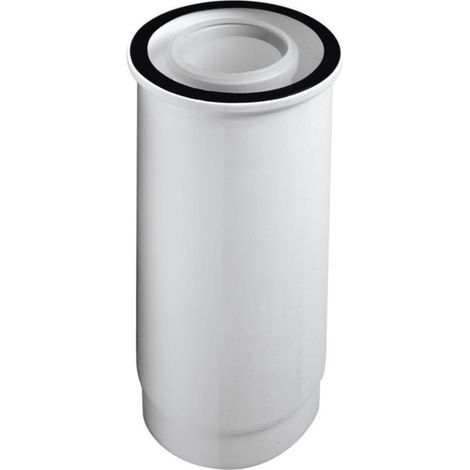 Ubbink – Conduit de fumée télescopique 80/125mm en polypropylène – Conception concentrique pour chauffage à condensation – Évacuation efficace des fumées (1/2)