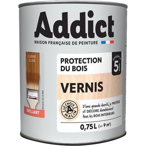 Vernis Bois Brillant Chãƒâªne Clair 0.75 L - Reca
