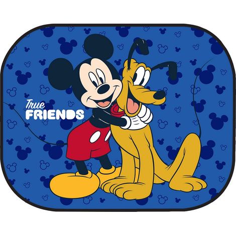 Tendine laterali auto Mickey Mouse 44x35cm parasole topolino blu (1/5)