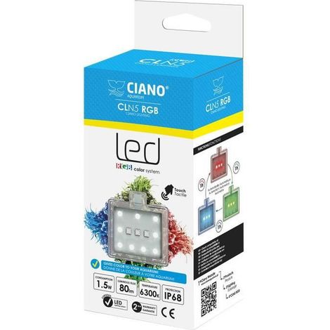 CIANO CLA 20 UNIVERSAL - rampa LED universal de 1,5W para vidrio de 3 a 5MM