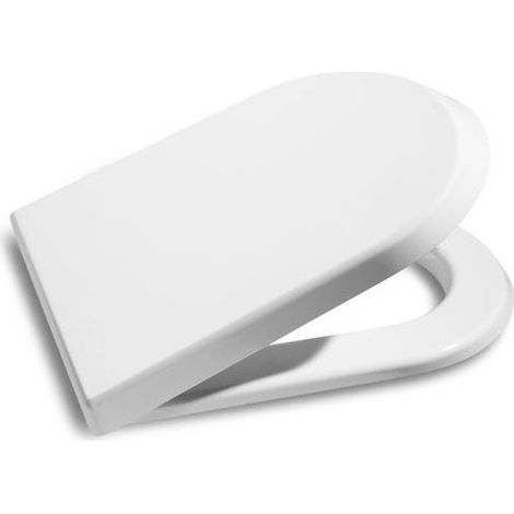 Roca – Abattant WC double Nexo – résine thermodur blanc – frein de chute – fixation rapide – design ergonomique (1/2)