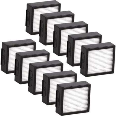 (10 unidades) Filtro HEPA de repuesto Combo J7+ compatible con accesorios de filtro HEPA para aspiradora robot iRobot Roomba Combo J7+/ Combo J9+ (1/4)