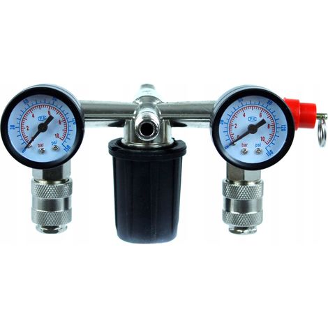 DISTRIBUTORE DI PRESSIONE A T PER PRESSATORE DEL COMPRESSORE 230V