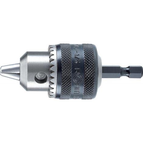 Röhm mandrino a cremagliera PRIMA, misura 6L, attacco 1/4" Hex, apertura 0.5-6.5 - 368292.