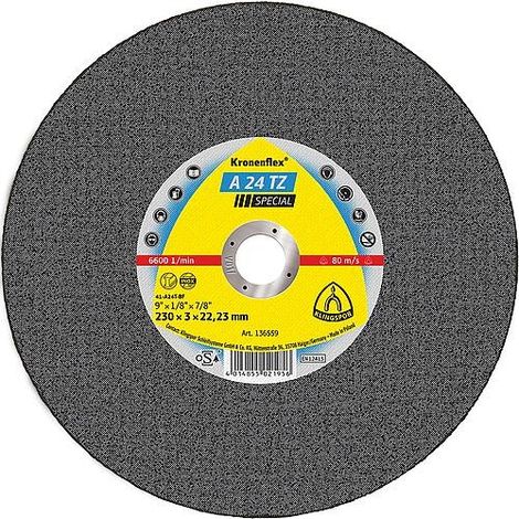 Disque de découpage KLINGSPOR coudé 125x2,5x22,23mm