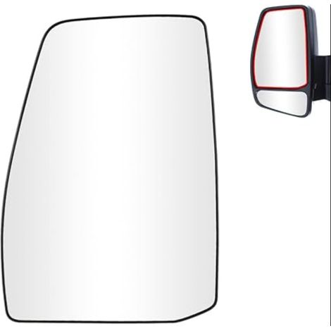 Verre de Rétroviseur Remplacement pour Transit Custom 2012-2022 Tourneo 2012-2020 Chauffant Retroviseur Extérieur (Gauche) (1/5)
