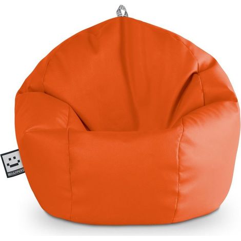 Puff Pelota Polipiel Naranja Happers (1/5)