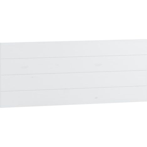 Tête de lit en pin massif pour lits de 90 et 105 cm coloris Blanc - Longueur 110 x Hauteur 45 cm (1/3)