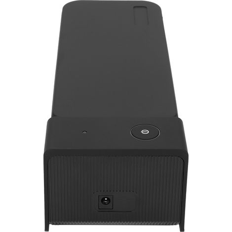 Machine de nettoyage de bijoux à ultrasons, noire, 50 kHz Nettoyeur de lunettes MK186, 600 ml, 15 W, prise européenne, 200–240 V CA (1/5)