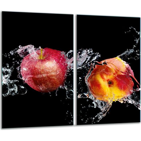 2x 30x52 Obstschneidebrett aus Glas (1/5)