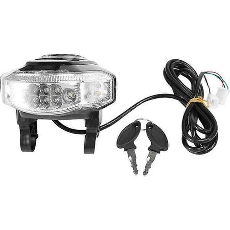 Phares électriques Citycoco avec écran LCD lumineux Angel Eyes 60 V, klaxon, interrupteur marche/arrêt et clé. (1/5)