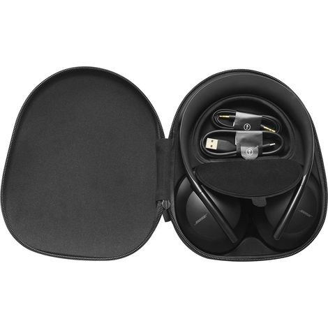 Étui De Voyage Rigide Pour Bose Nc700, Étui De Voyage Pour Haut-Parleur Bose Nc700 Avec Poche En Maille Supplémentaire Pour Câbles De Charge, Accessoires, Noir (1/5)