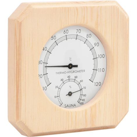 Ensemble 2 en 1 hydrothermographe et minuterie à sable de sauna