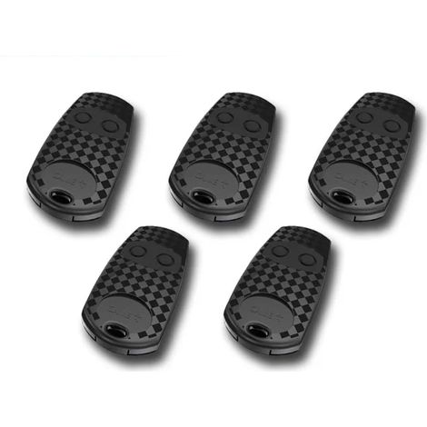 Came – Lot de 5 télécommandes 2 canaux 433,92 MHz – Compatible avec TOP-432NA et TOP-432EV5 – 4096 combinaisons en mode TOP - CAME 5 X