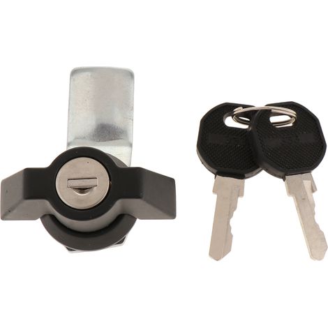 Verrouillage de dossier de cabinet électrique de camion de RV verrouillant la serrure de boîte à outils de poignée avec 2 clés (1/5)