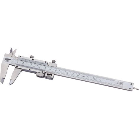 Draper Expert 50605 0-140mm Vernier Caliper with Fine Adjustment for Precise Measurement
