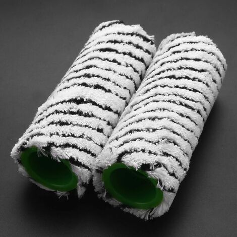 Stone Roller Brush - 60 x 150 mm - For Karcher FC3 FC5 FC7 - Gray White - 4 Pieces (1/2)