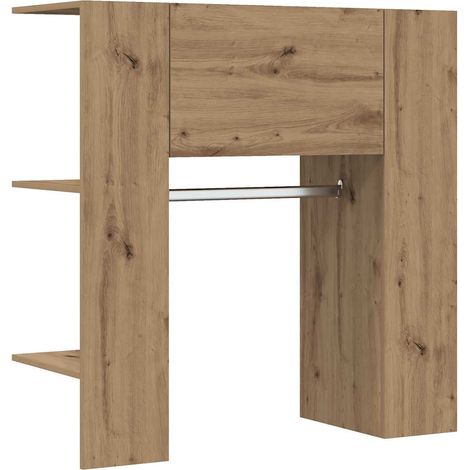 Maison Exclusive - Scaffale Ingresso Rovere 97,5x37x99 cm Legno Multistrato